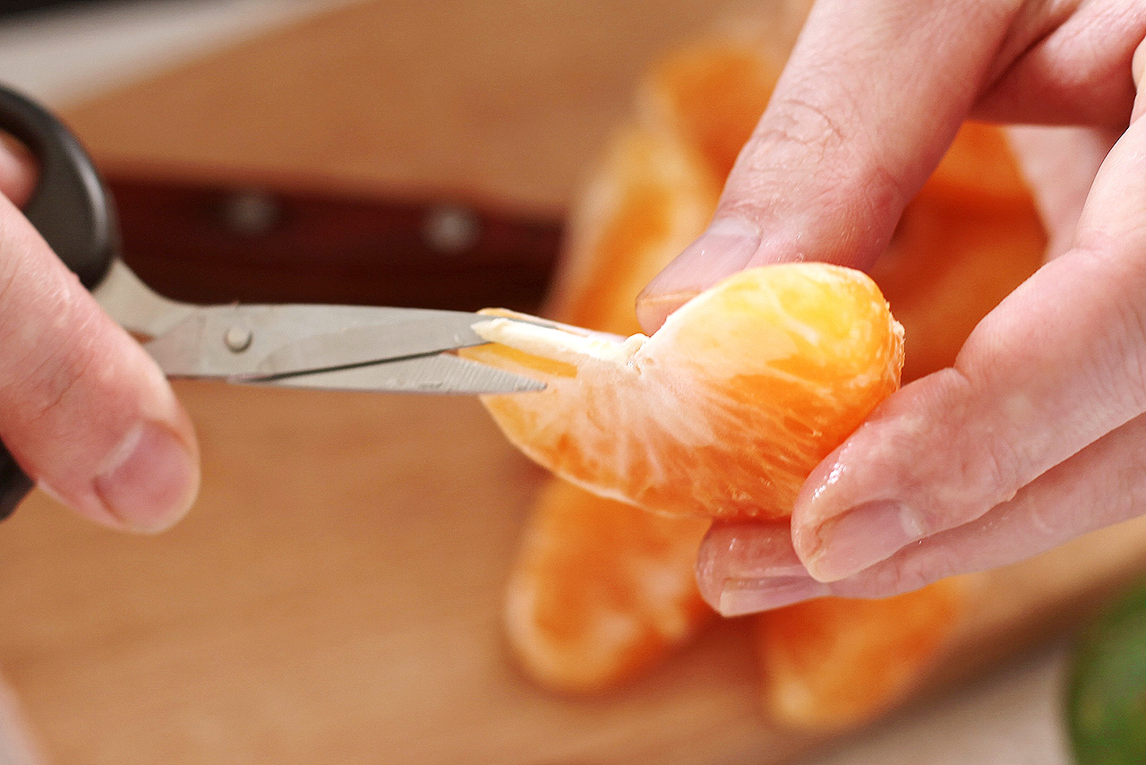 帶果粒粒超新鮮的橘子果醬！的做法 步骤3