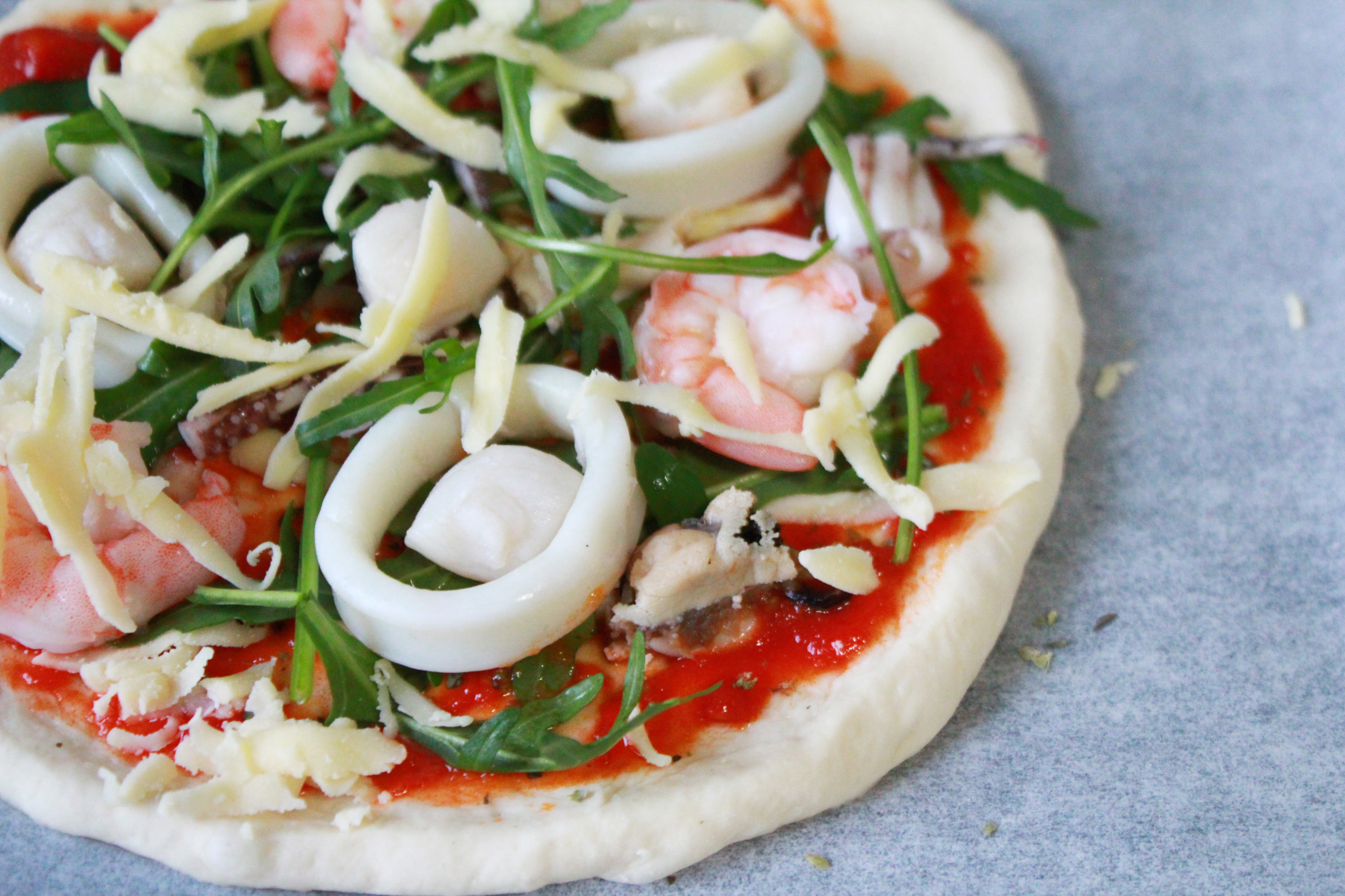 【新年家宴】意式海鮮披薩（廚師機版）的做法 步骤10