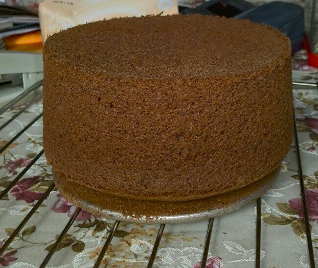 六寸巧克力戚風蛋糕的做法 步骤24