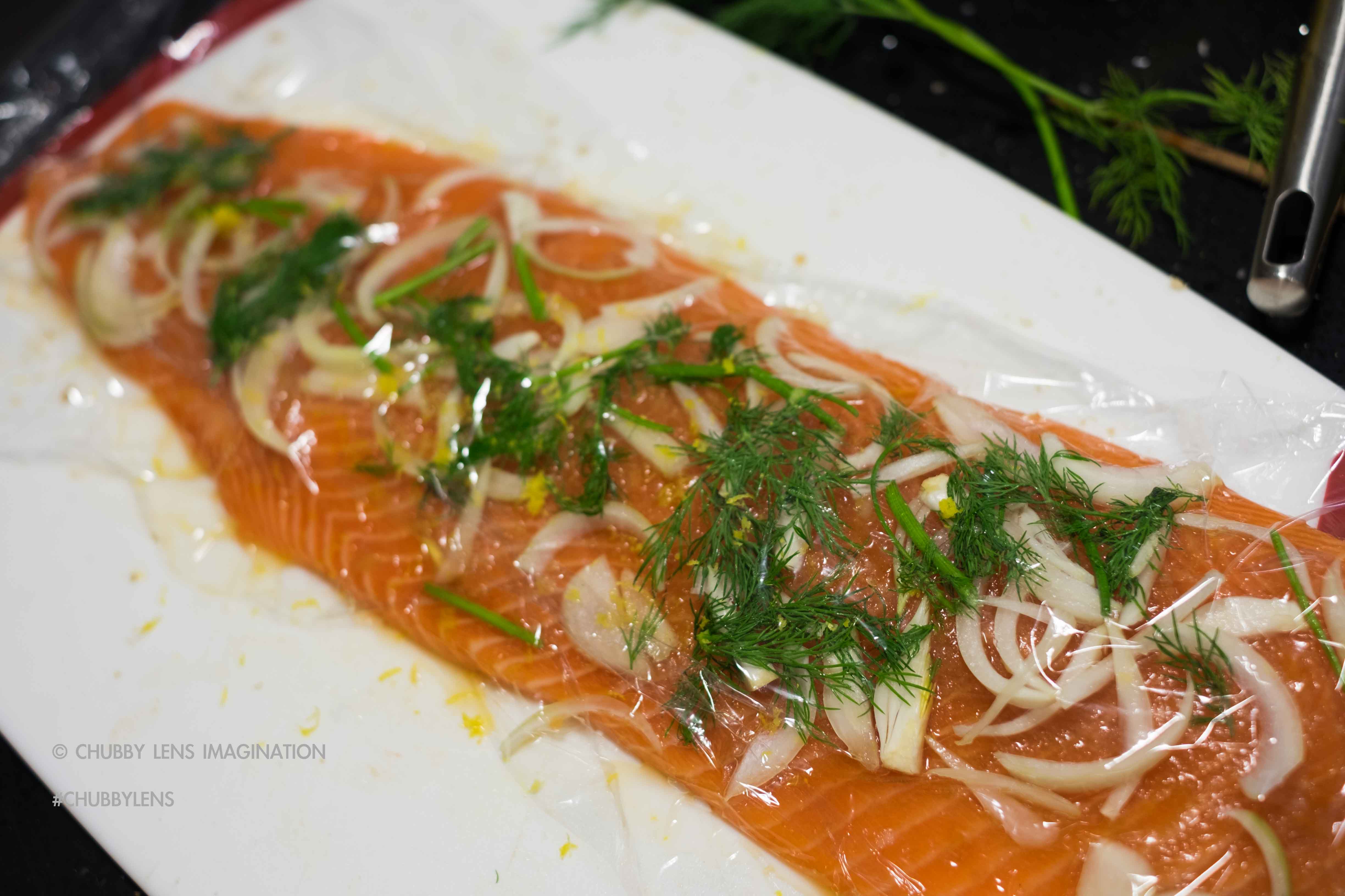 聖誕派對大餐系列︰東歐鹽漬三文魚 Gravlax Salmon的做法 步骤5