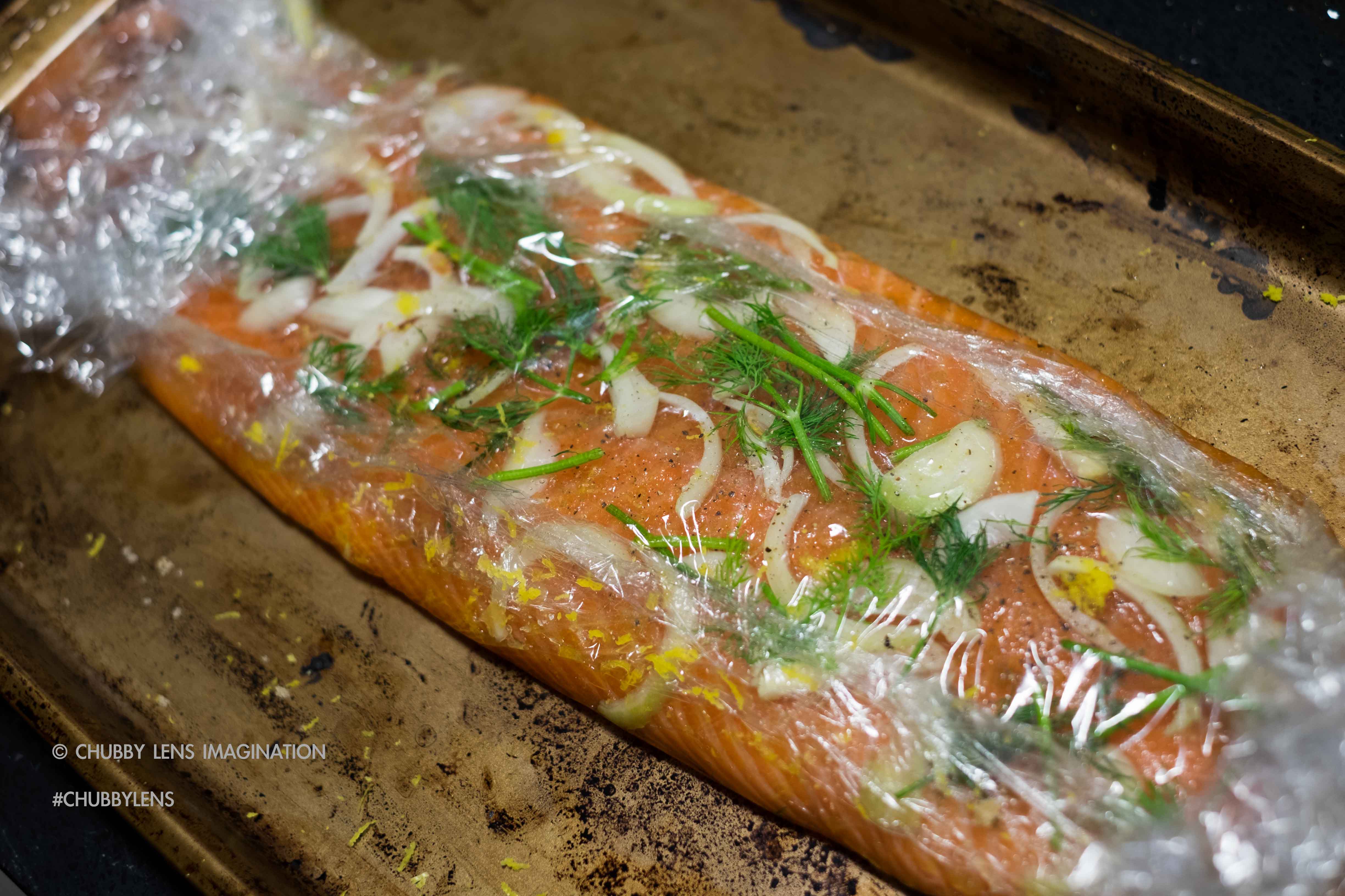 聖誕派對大餐系列︰東歐鹽漬三文魚 Gravlax Salmon的做法 步骤8