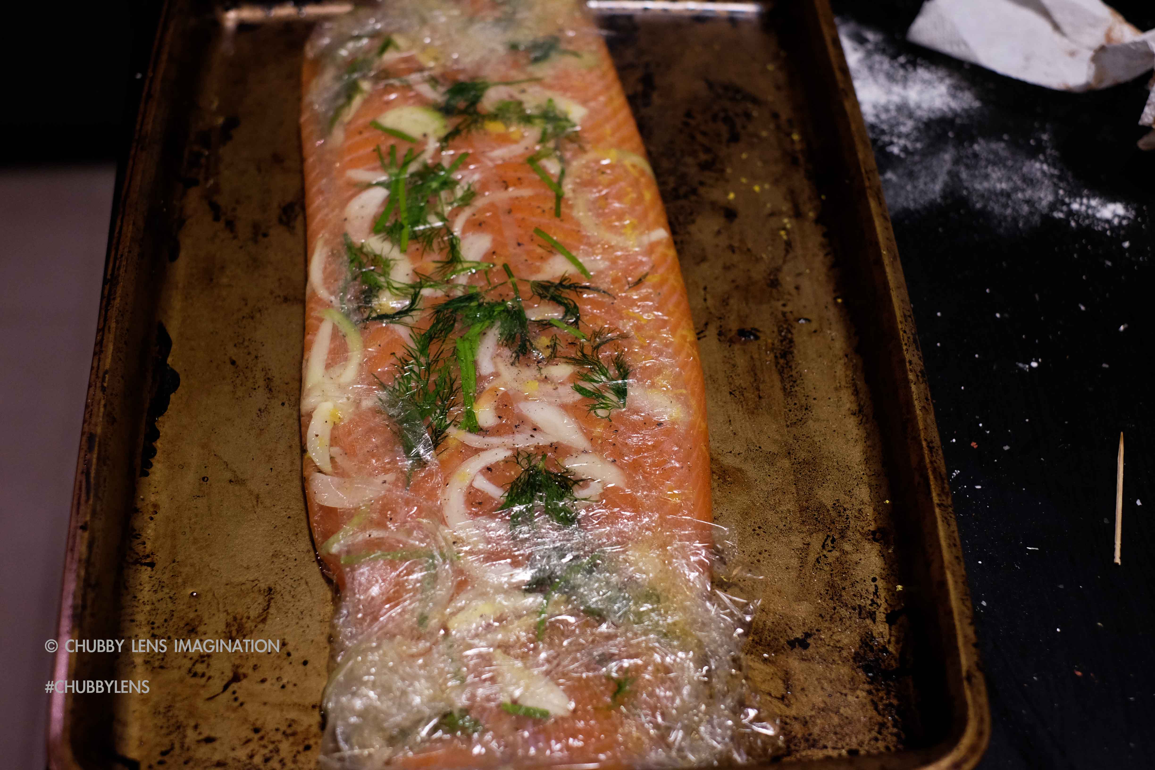 聖誕派對大餐系列︰東歐鹽漬三文魚 Gravlax Salmon的做法 步骤10