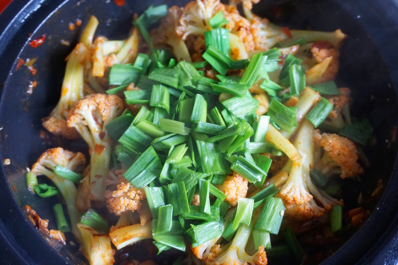 干鍋花菜的做法 步骤9