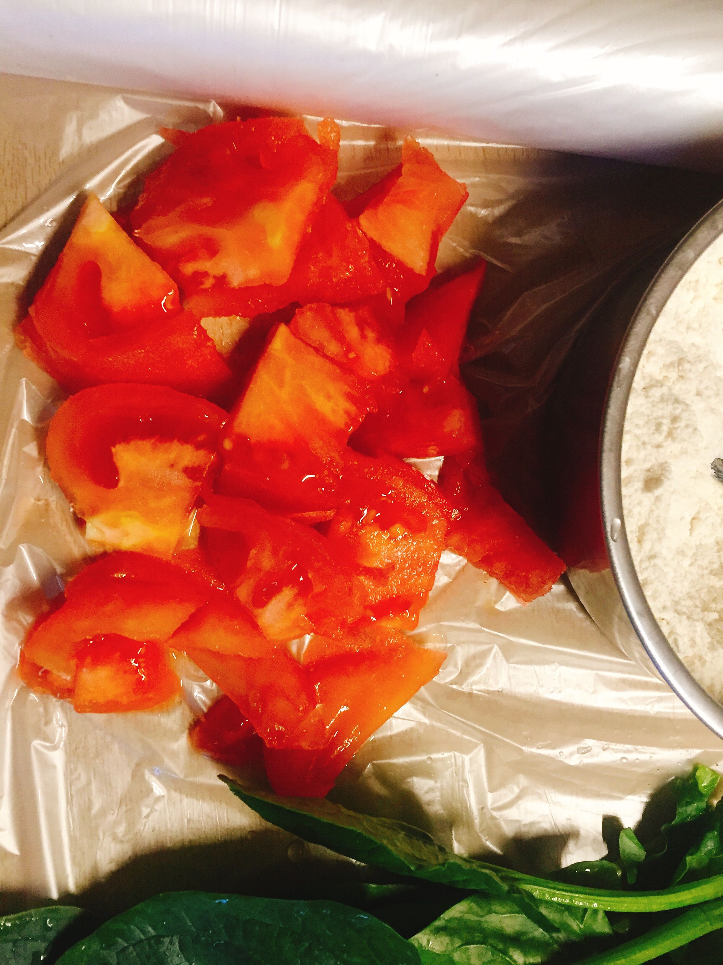 簡單方便又好吃之翡翠瑪瑙疙瘩湯的做法 步骤2