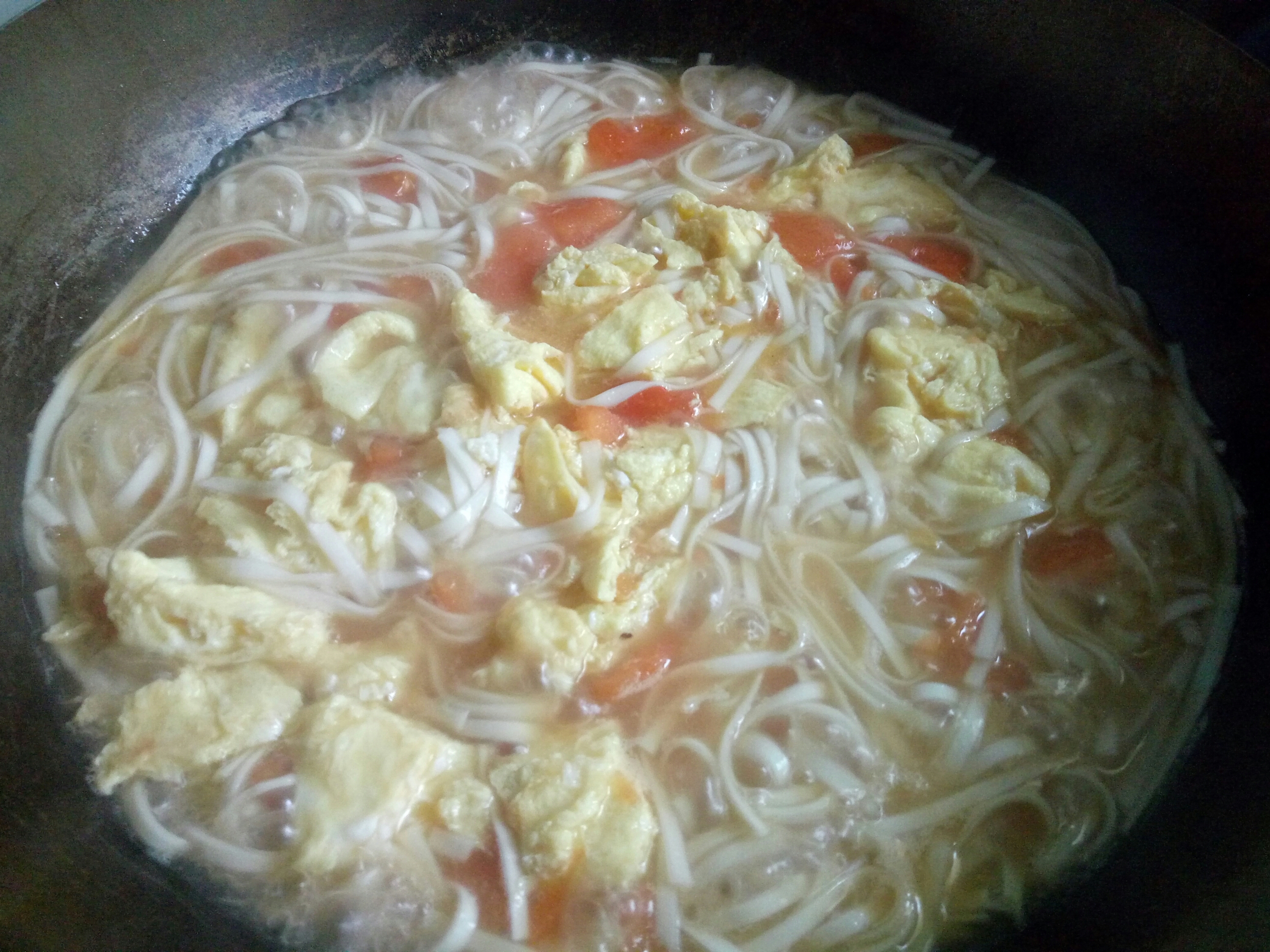 西紅柿雞蛋熗鍋面條的做法 步骤4
