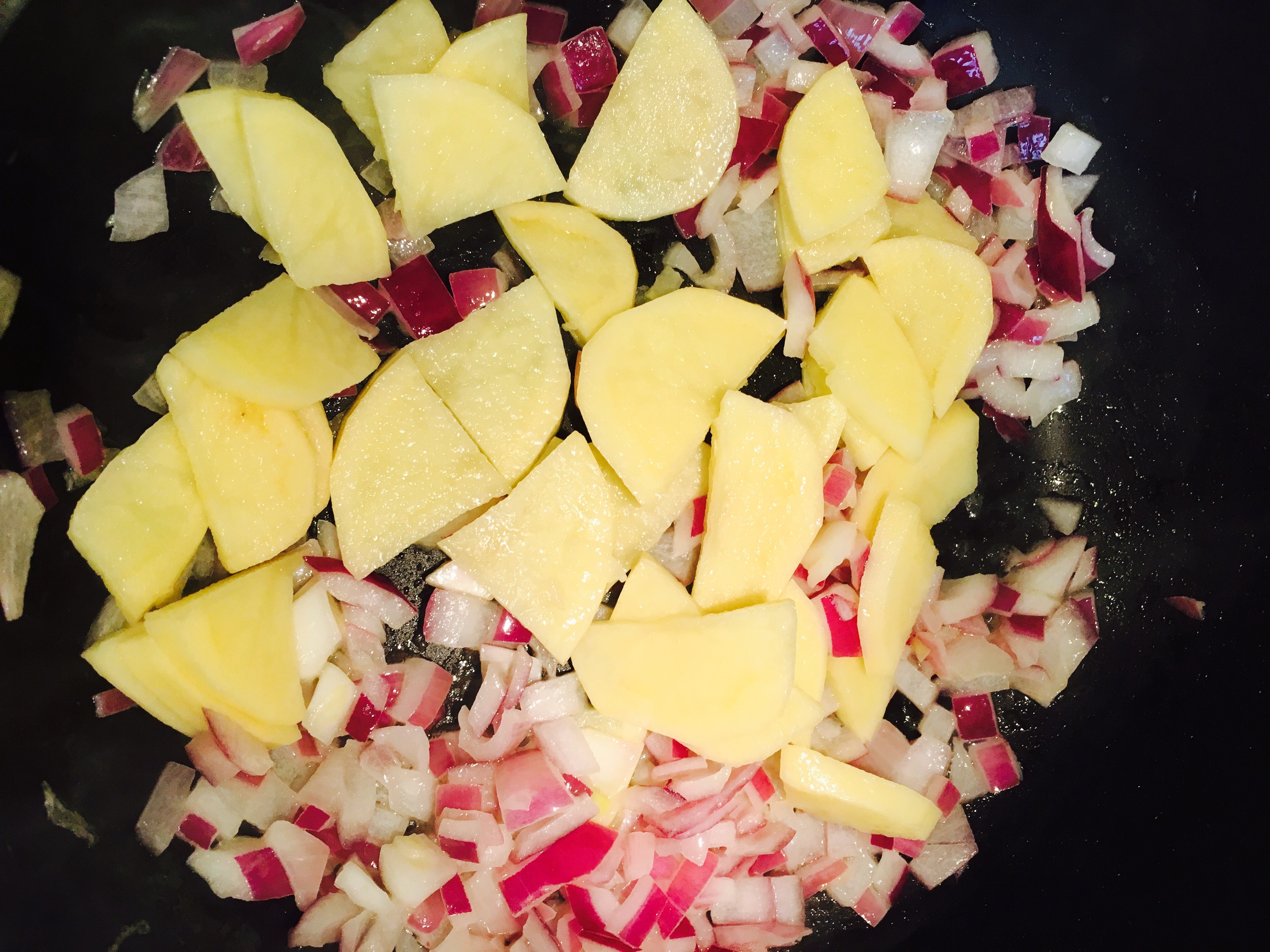土豆意式香腸烘蛋(potato peperoni frittata)的做法 步骤6