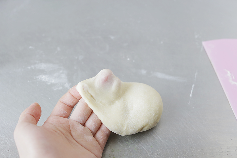 糖霜椰蓉三彩小面包的做法 步骤2