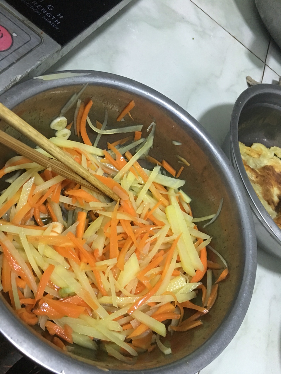 冷盤，土豆絲，胡蘿卜絲的做法 步骤4
