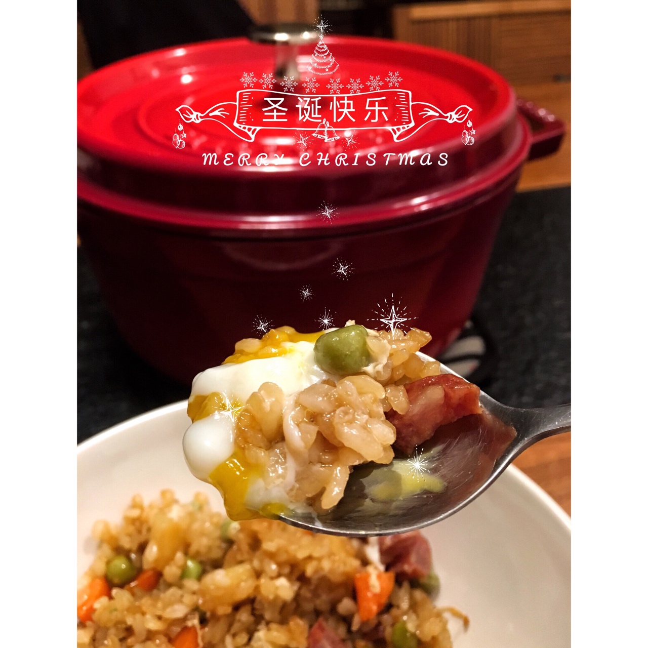 鑄鐵鍋版土豆香腸燜飯的做法 步骤8