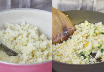 【食材包】時蔬煎雞腿配中東小米的做法 步骤6