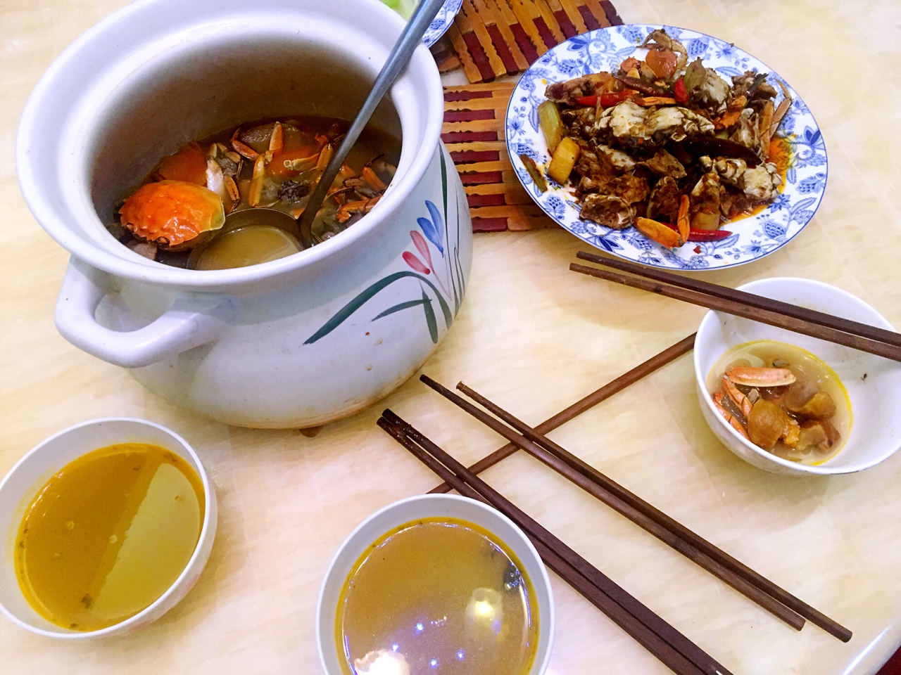 干鍋香辣蟹-大閘蟹的各種吃法的做法 步骤7