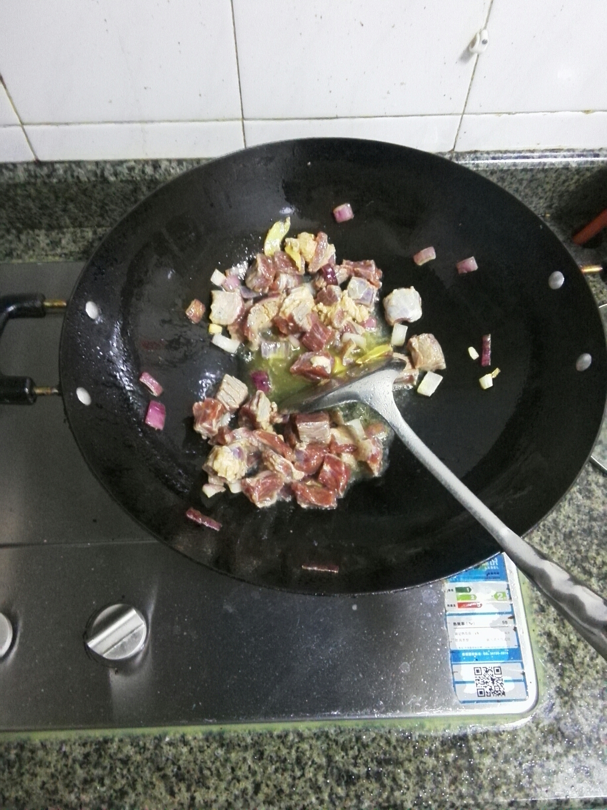 正陽咖哩牛肉飯的做法 步骤3
