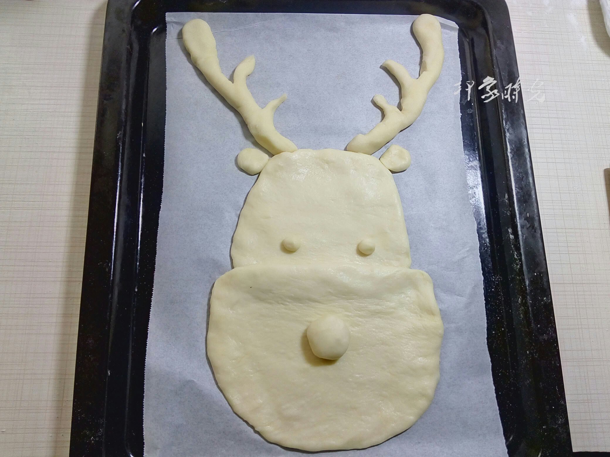 聖誕麋鹿面包的做法 步骤10