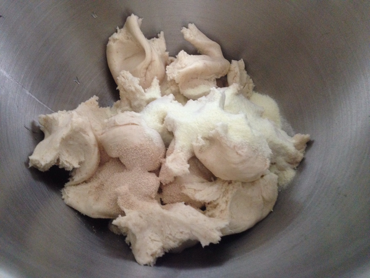杏仁奶酥餐包➕吐司的做法 步骤3