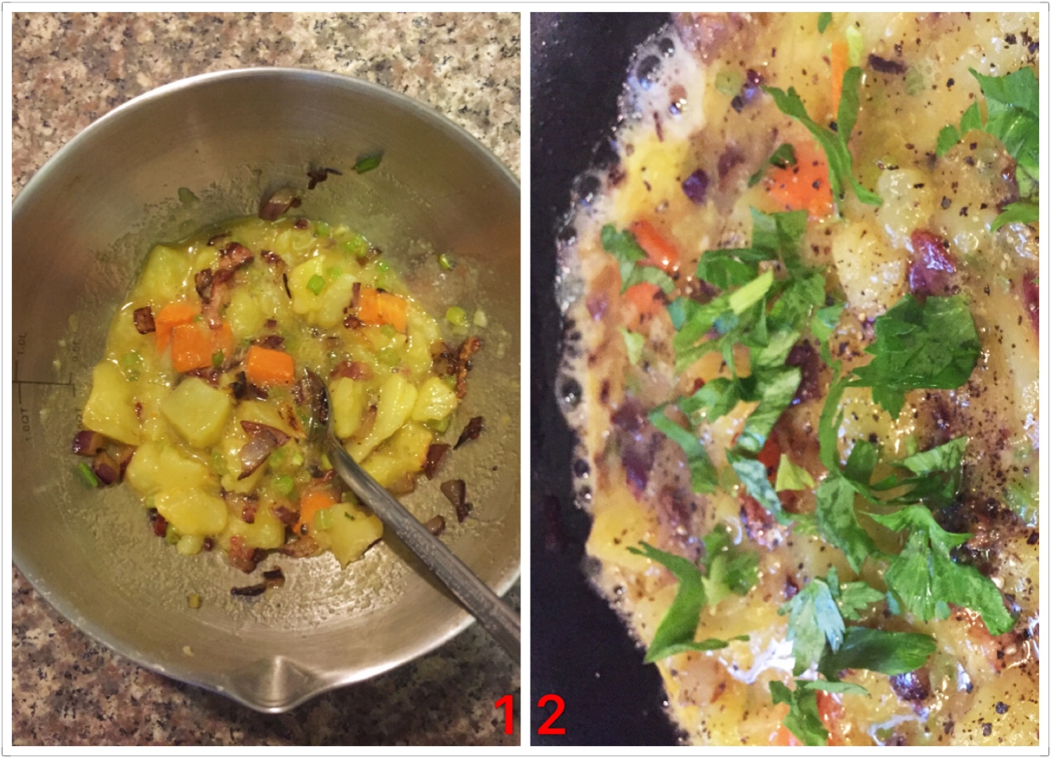 烤土豆時蔬烘蛋（低油脂）的做法 步骤4