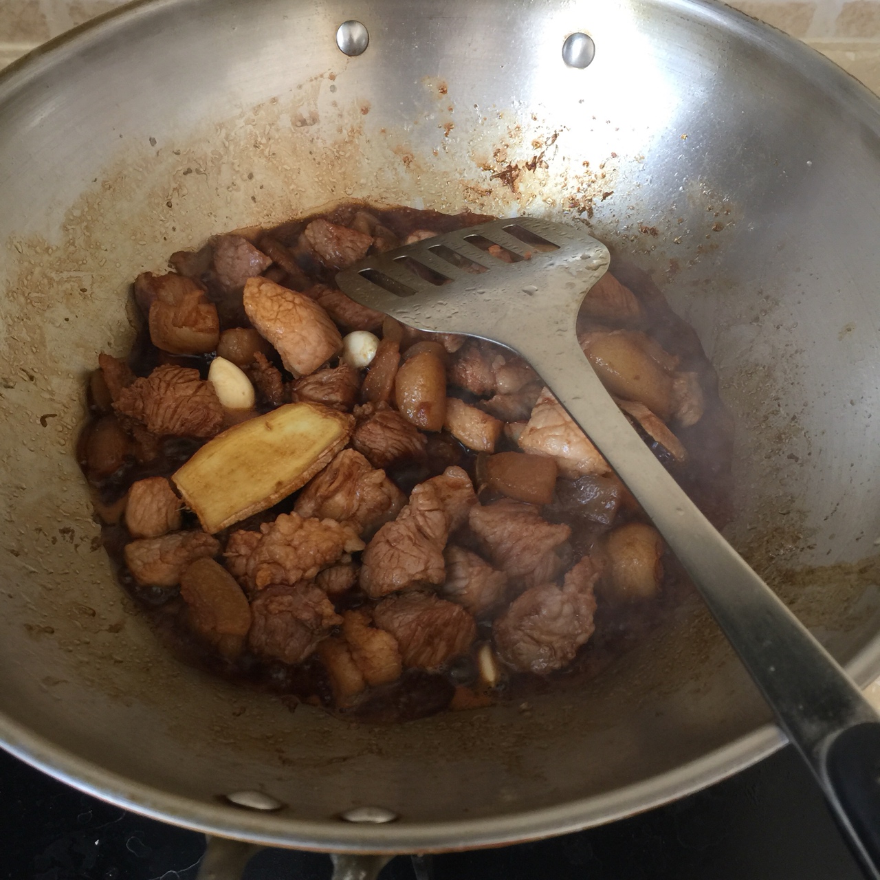 土豬肉炖蘿卜（免油版）的做法 步骤6