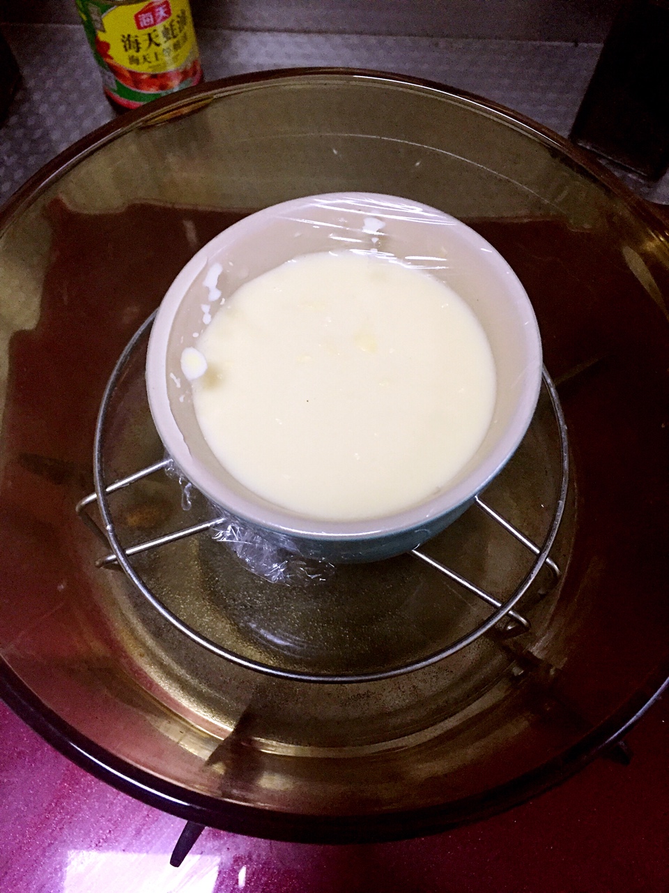 超簡單的懶人蛋撻和牛奶蒸蛋的做法 步骤3