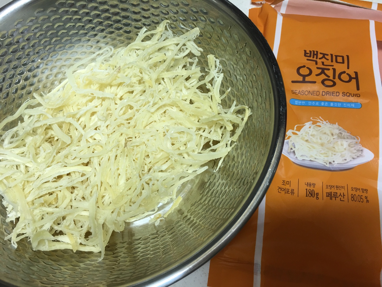 韓式甜辣魷魚絲的做法 步骤1