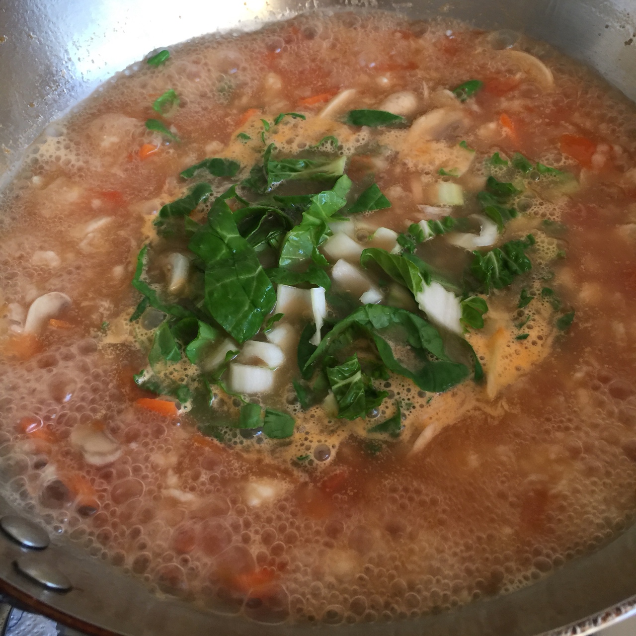 喂飽小怪物速成班－西紅柿疙瘩湯的做法 步骤12
