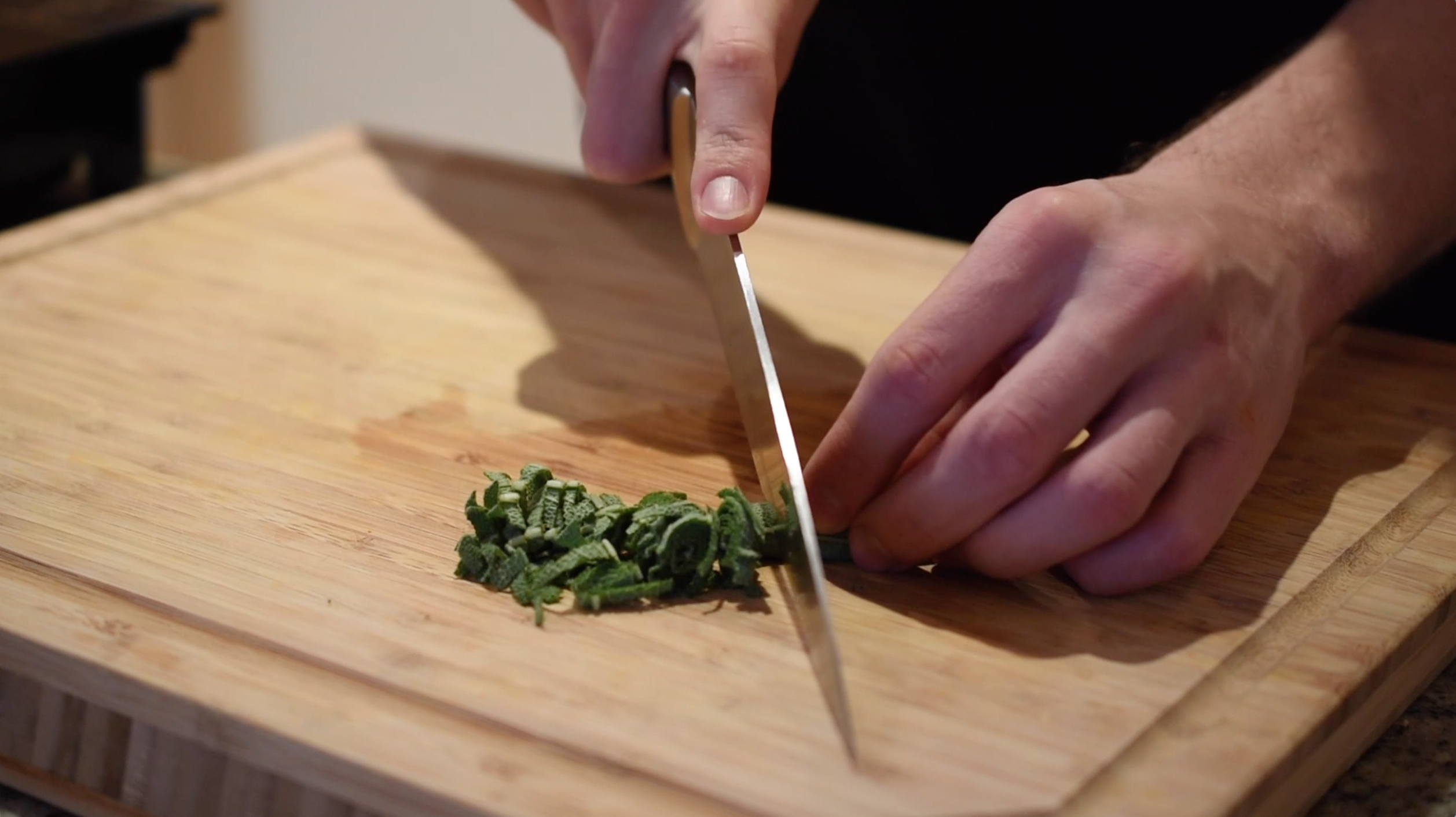 培根奶油瓜山核桃∣約翰的小廚房的做法 步骤4