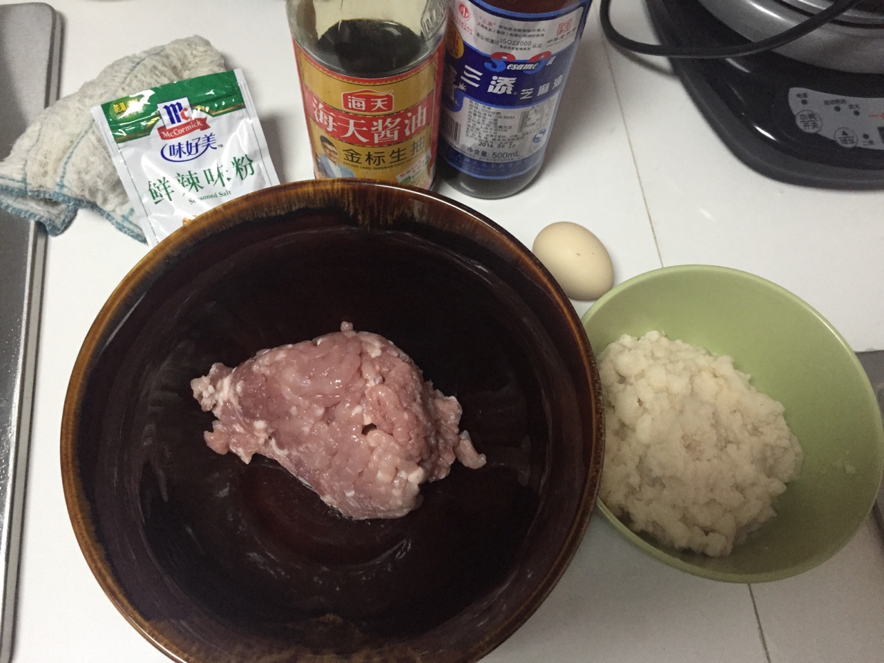 蓮藕豬肉水餃的做法 步骤4