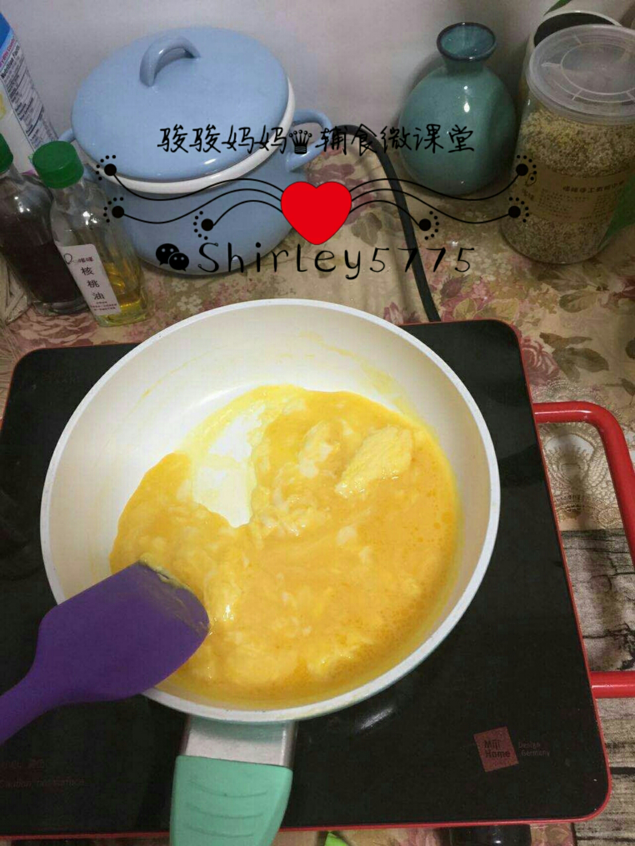 寶寶輔食♥西紅柿雞蛋童趣拼盤的做法 步骤6