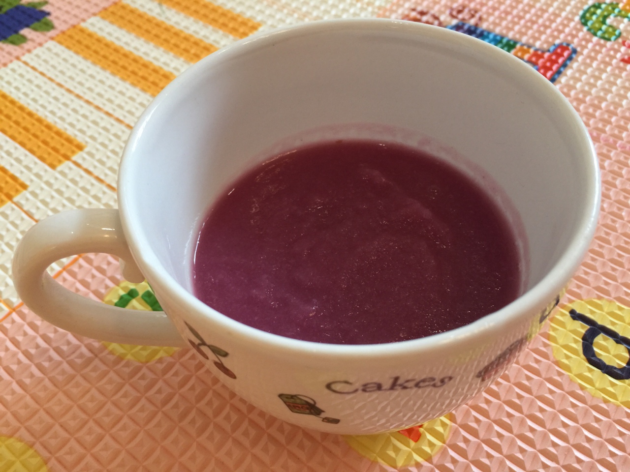 6月齡寶寶輔食-紫甘藍蘋果泥的做法 步骤4