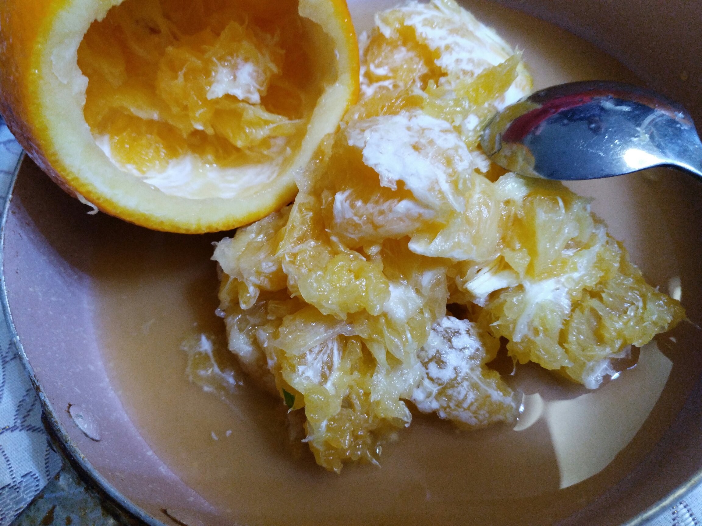 香橙魷魚牛肉蒸蛋的做法 步骤1
