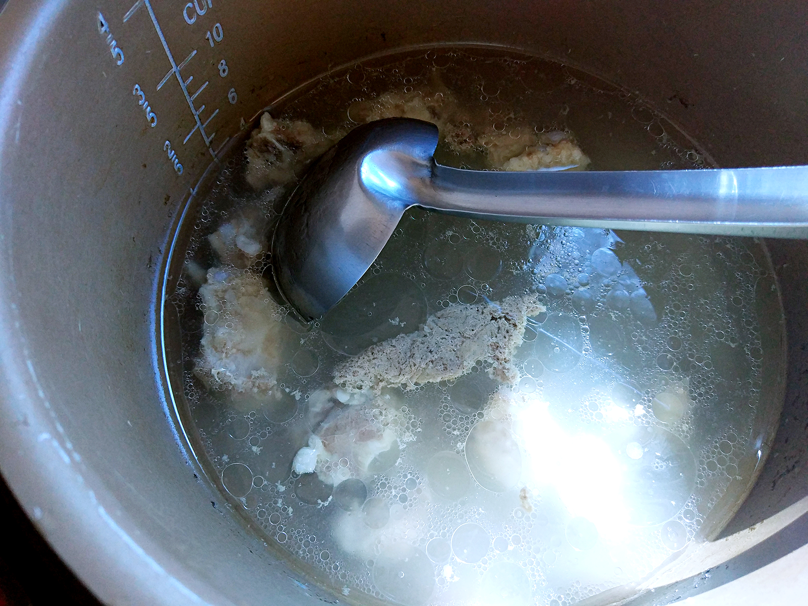 龍俐魚生菜粥的做法 步骤3