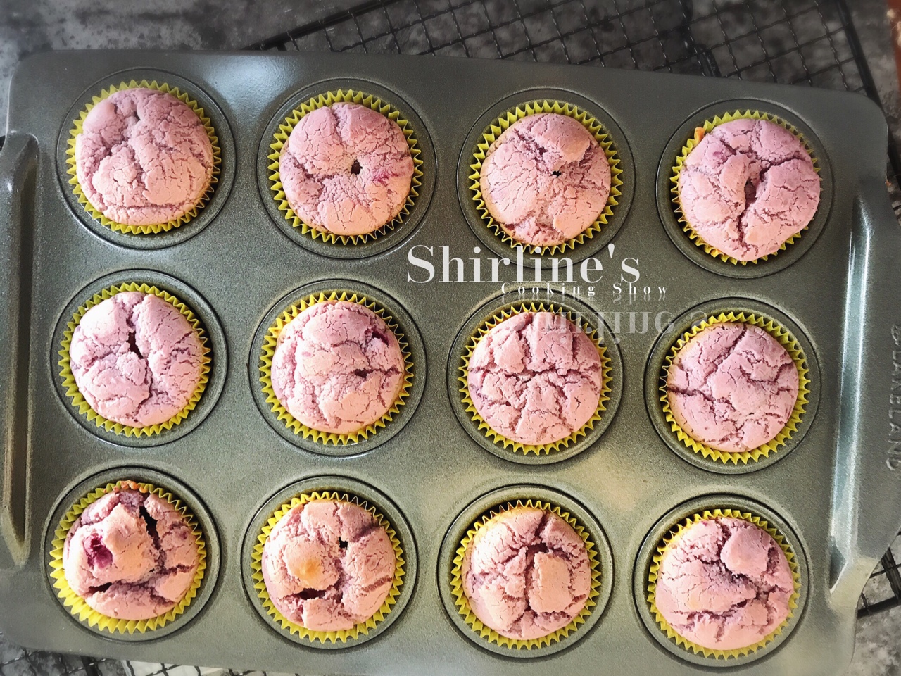 少女心紫薯糯米蛋糕的做法 步骤10