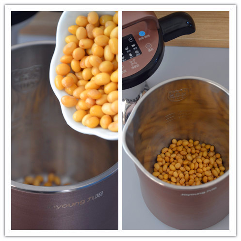 小麥胚芽豆漿——九陽P9無渣豆漿機體驗的做法 步骤3