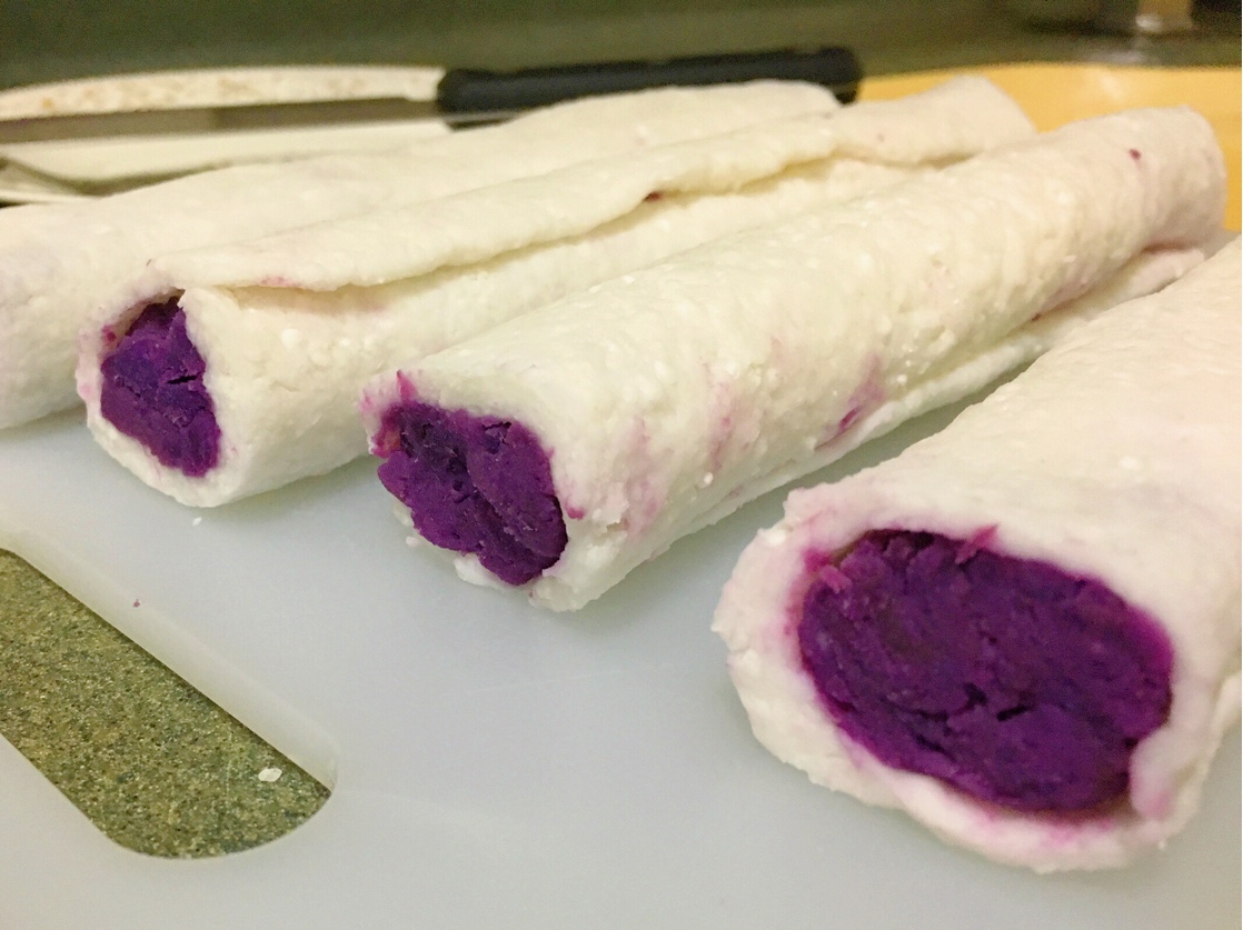 水晶紫薯糕（0失敗）的做法 步骤4