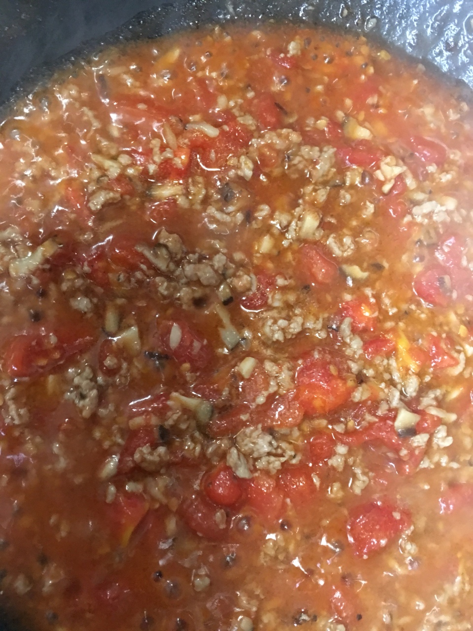番茄炒香菇牛肉末的做法 步骤5
