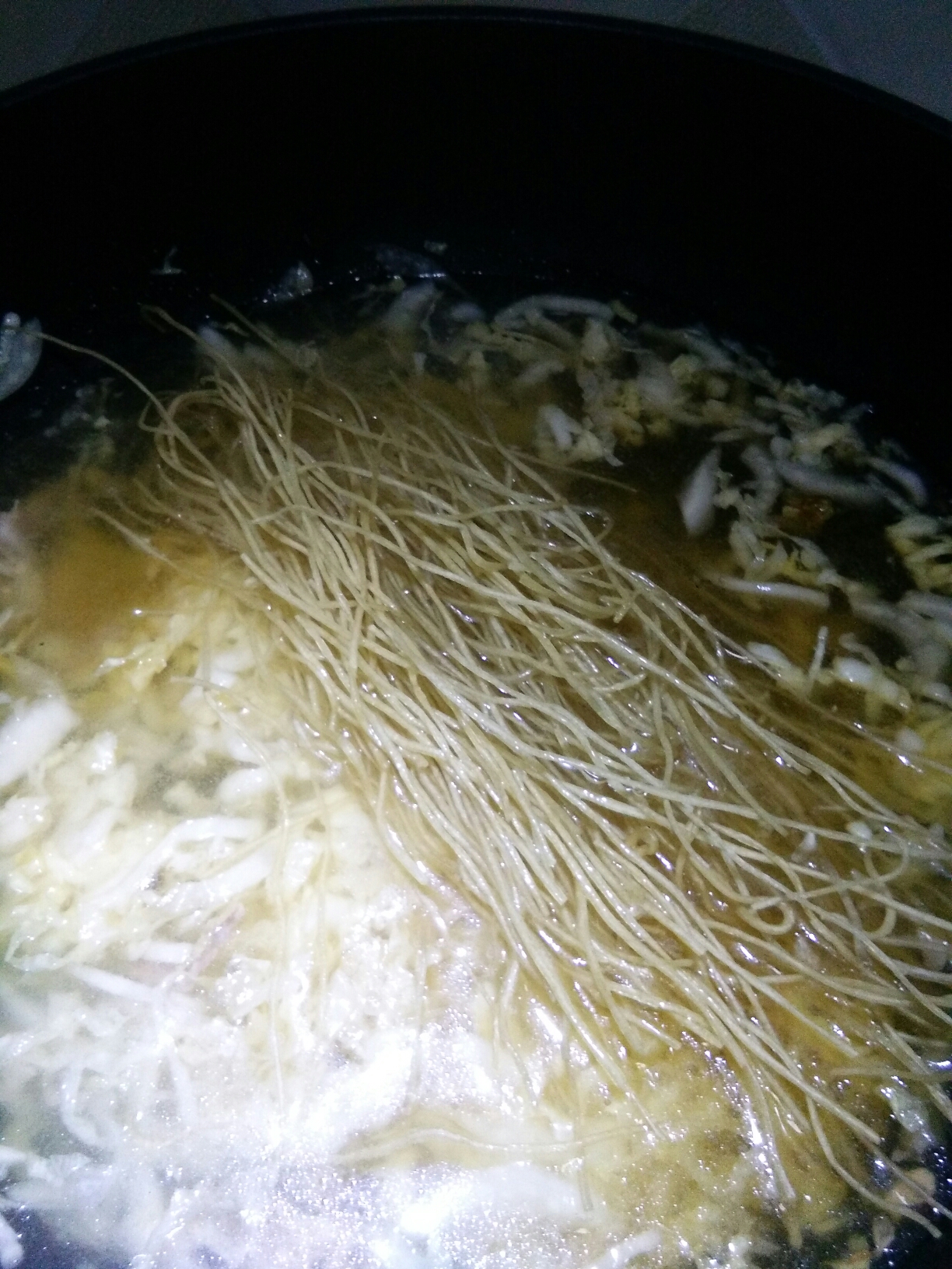 酸菜肉絲細粉疙瘩湯的做法 步骤9