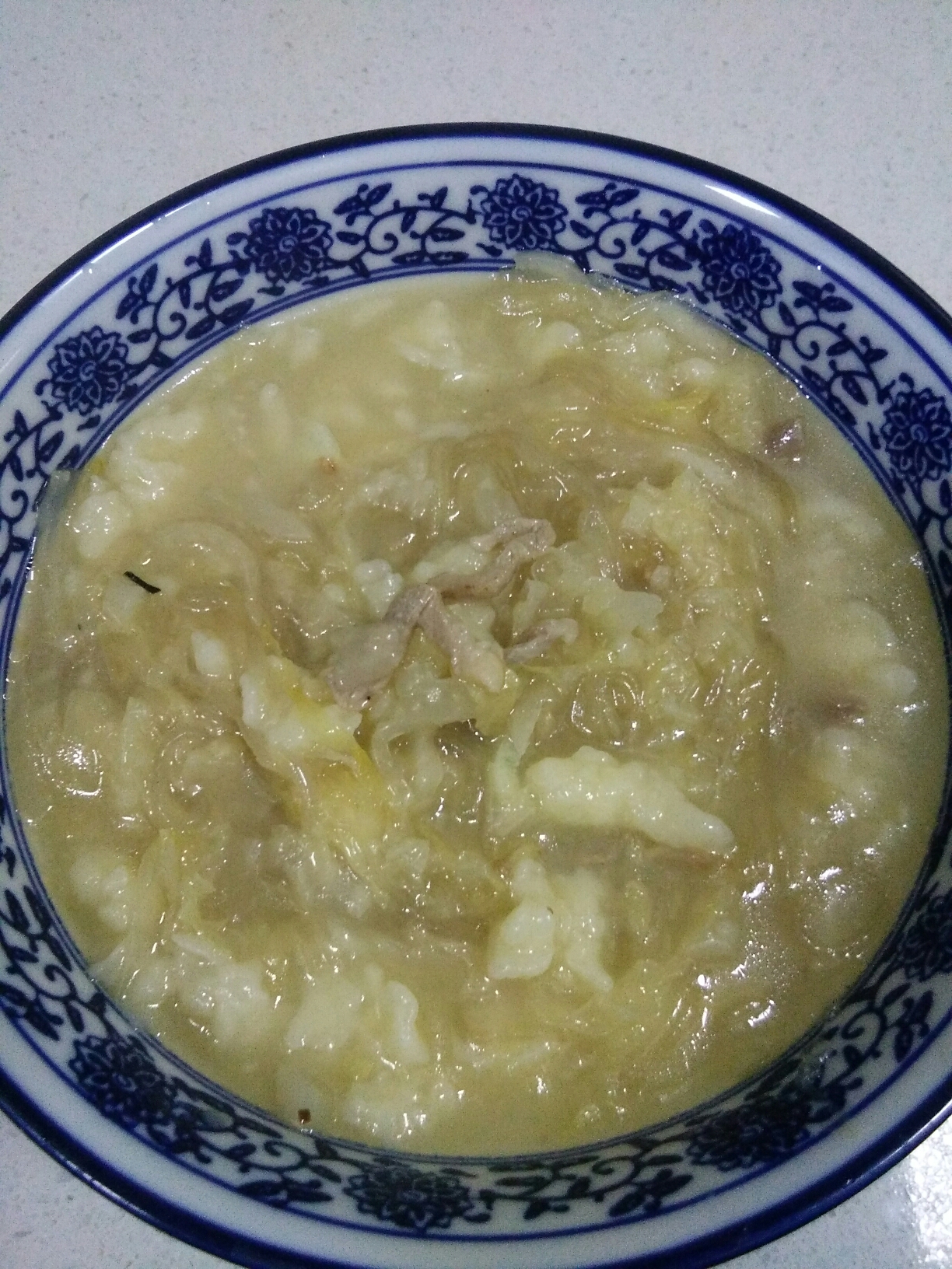 酸菜肉絲細粉疙瘩湯的做法 步骤13