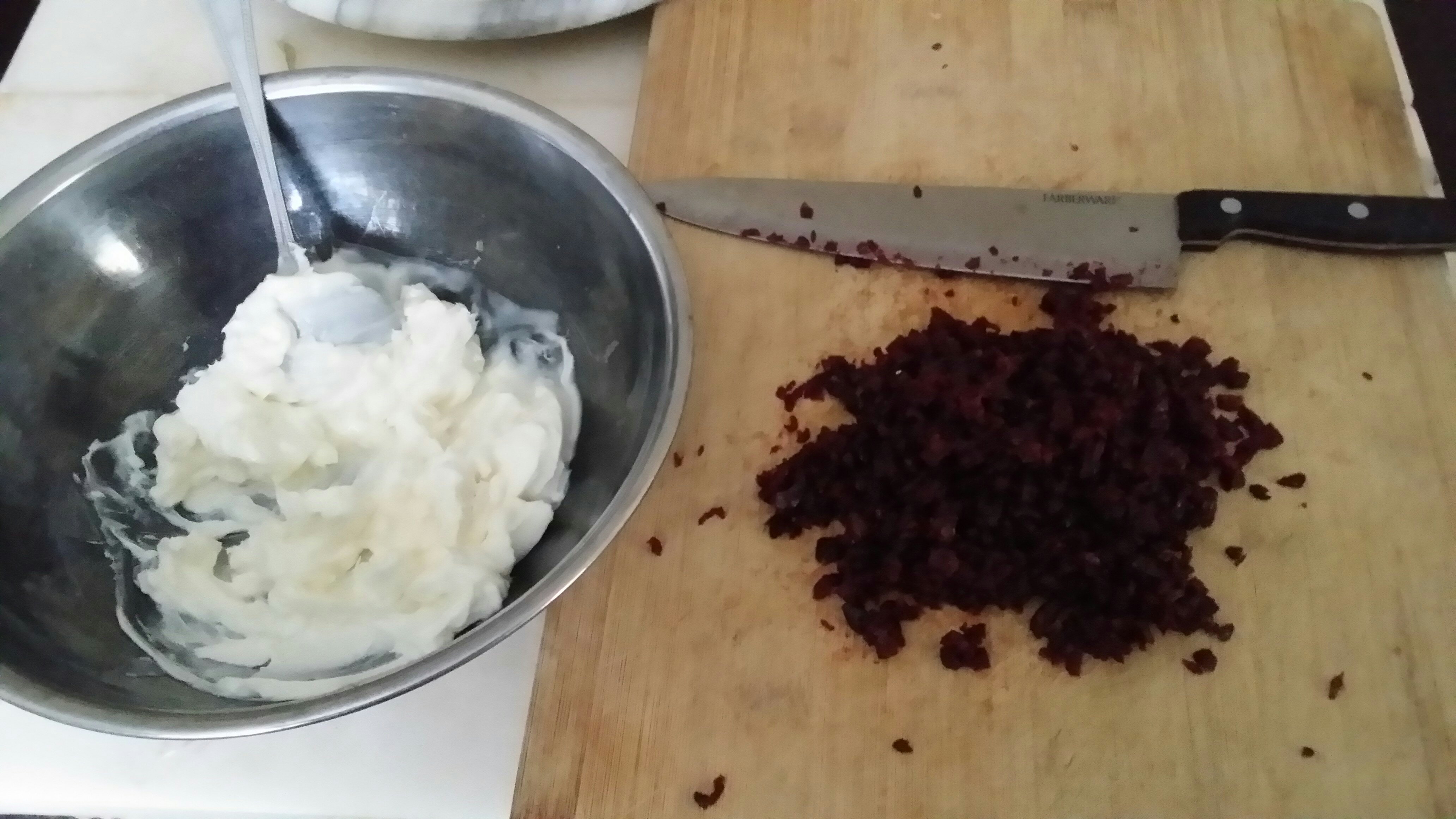 奶油蔓越莓餅干（Butter cranberry cookie）的做法 步骤2