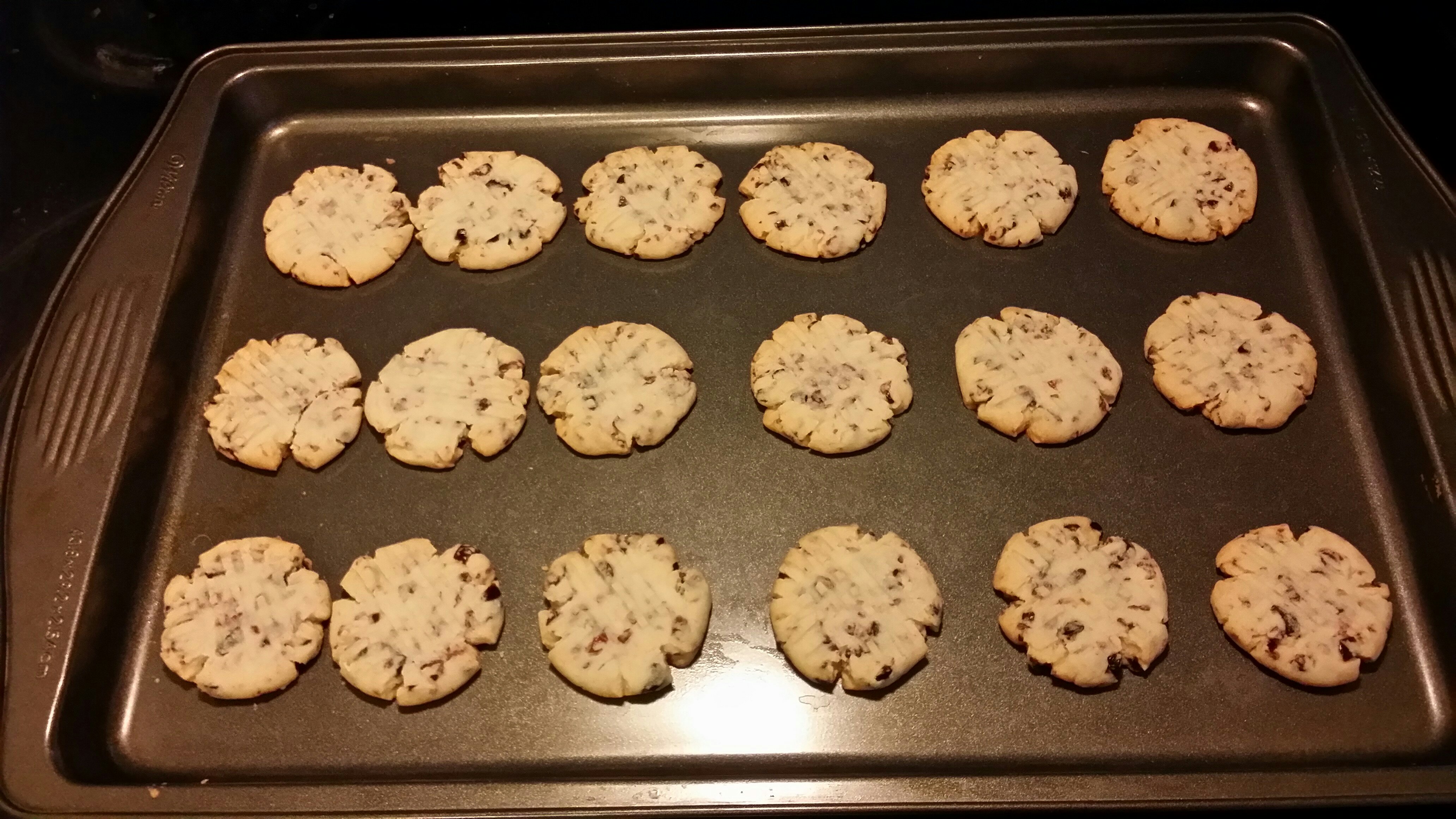 奶油蔓越莓餅干（Butter cranberry cookie）的做法 步骤12