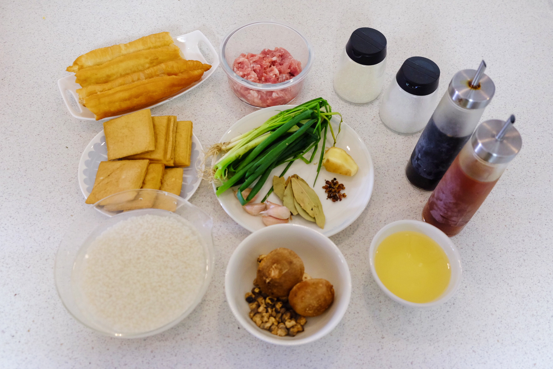 糯米飯配油條湯的做法 步骤1