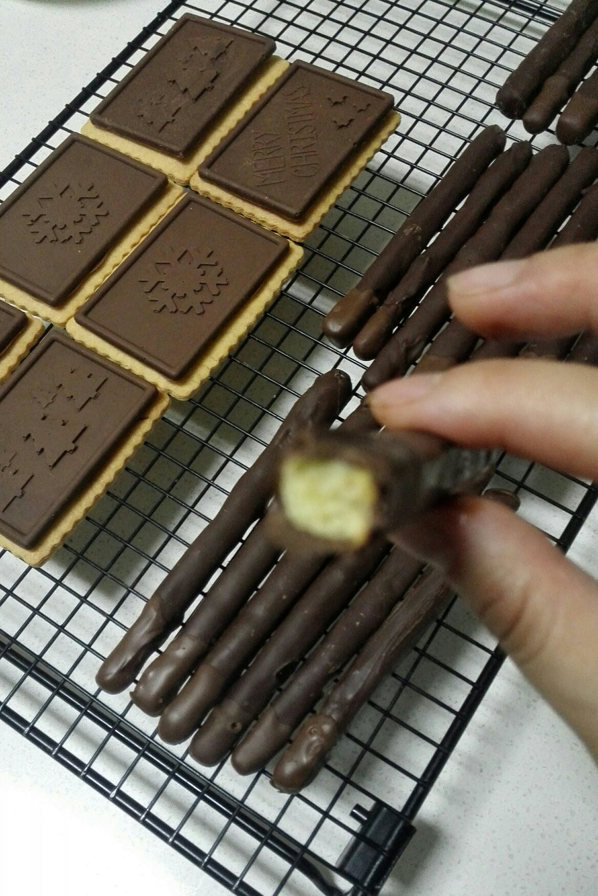 巧克力餅干（聖誕版）的做法 步骤18