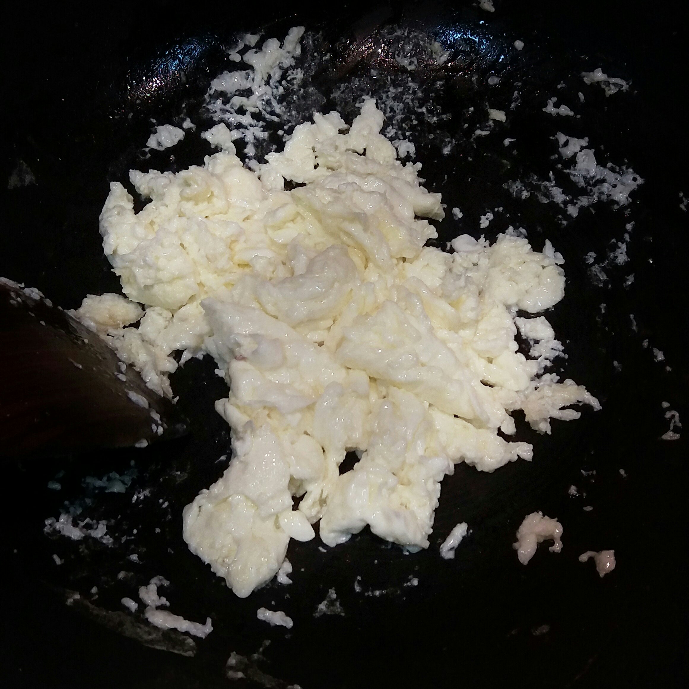 欖菜蝦米雞蛋炒飯的做法 步骤4