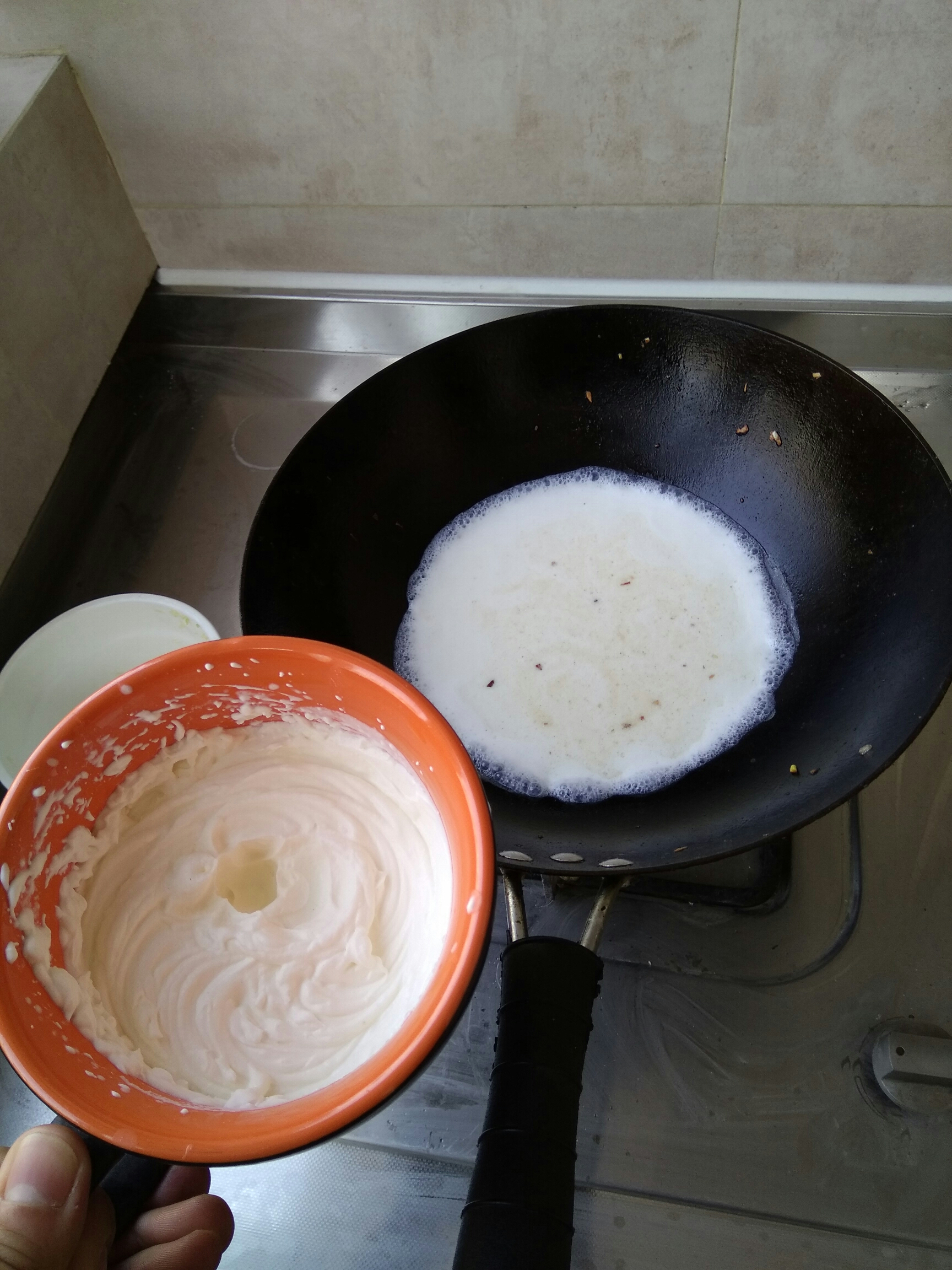 晚餐君特制︰蛋液奶油培根意面的做法 步骤7