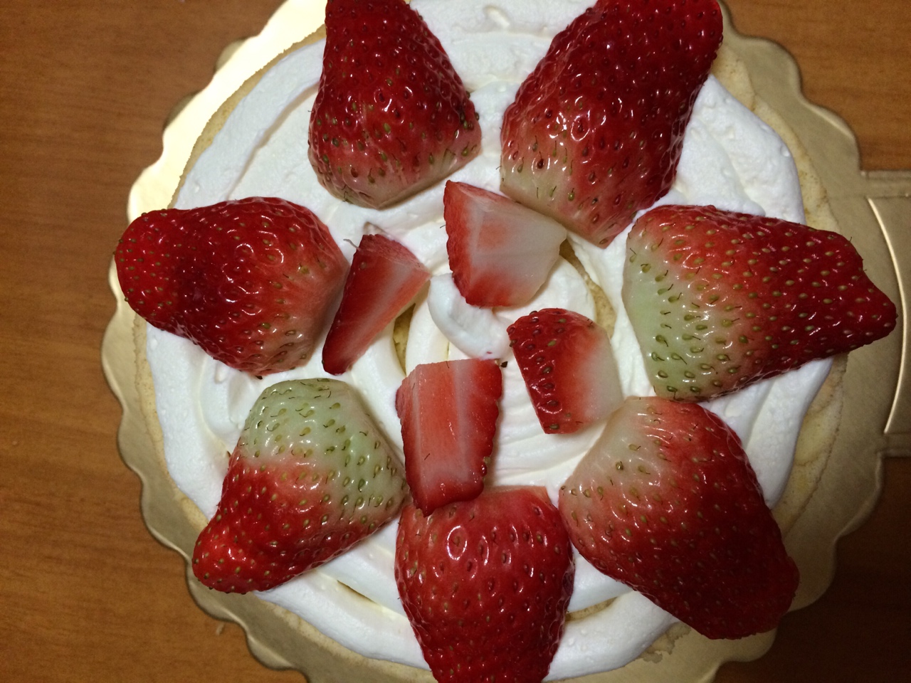 草莓裸蛋糕的做法 步骤5
