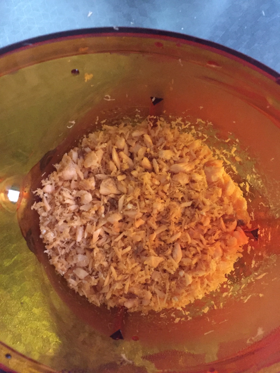 三文魚肉松（9+寶寶輔食）的做法 步骤7