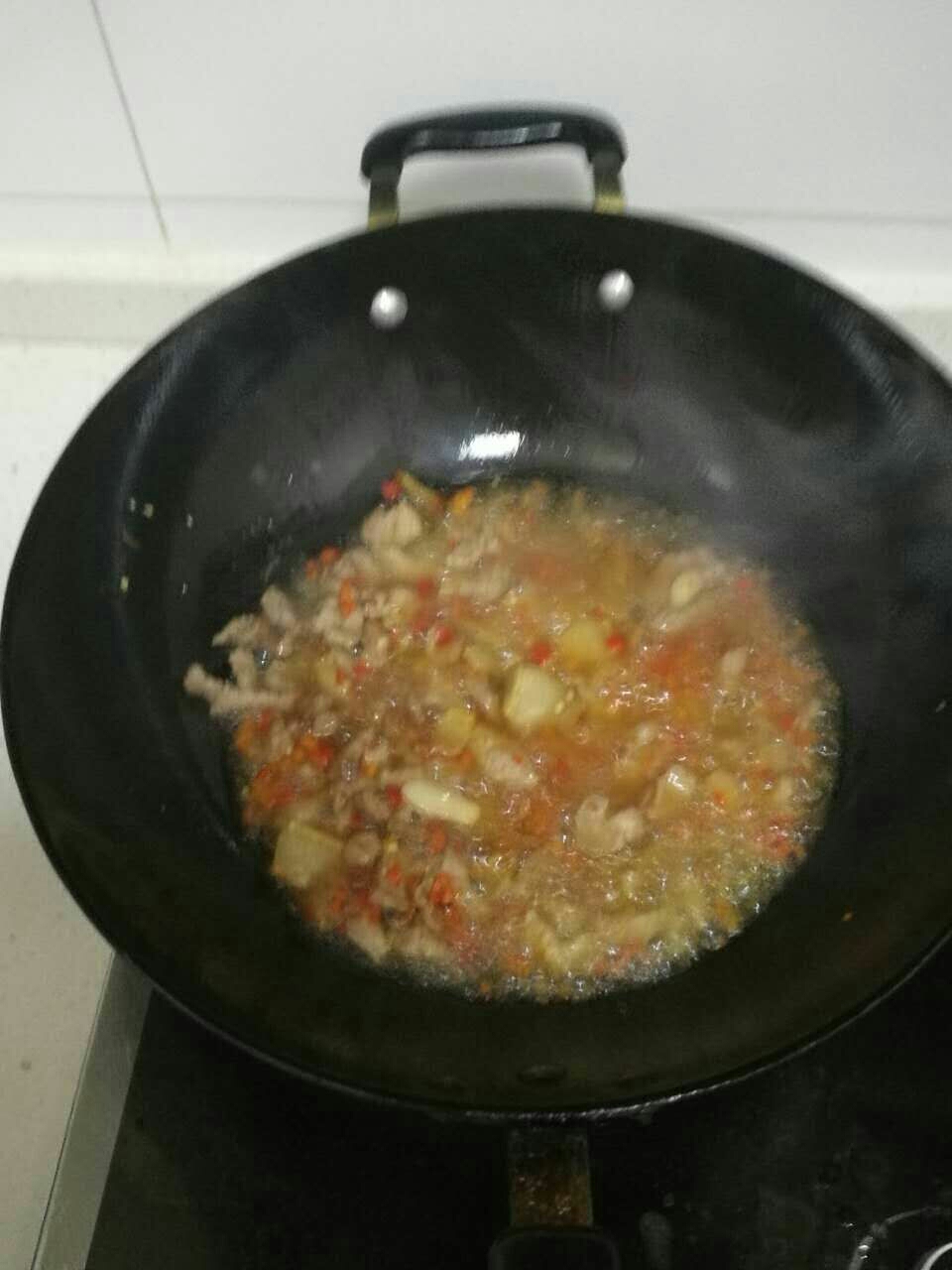 蘿卜干炒肉的做法 步骤7