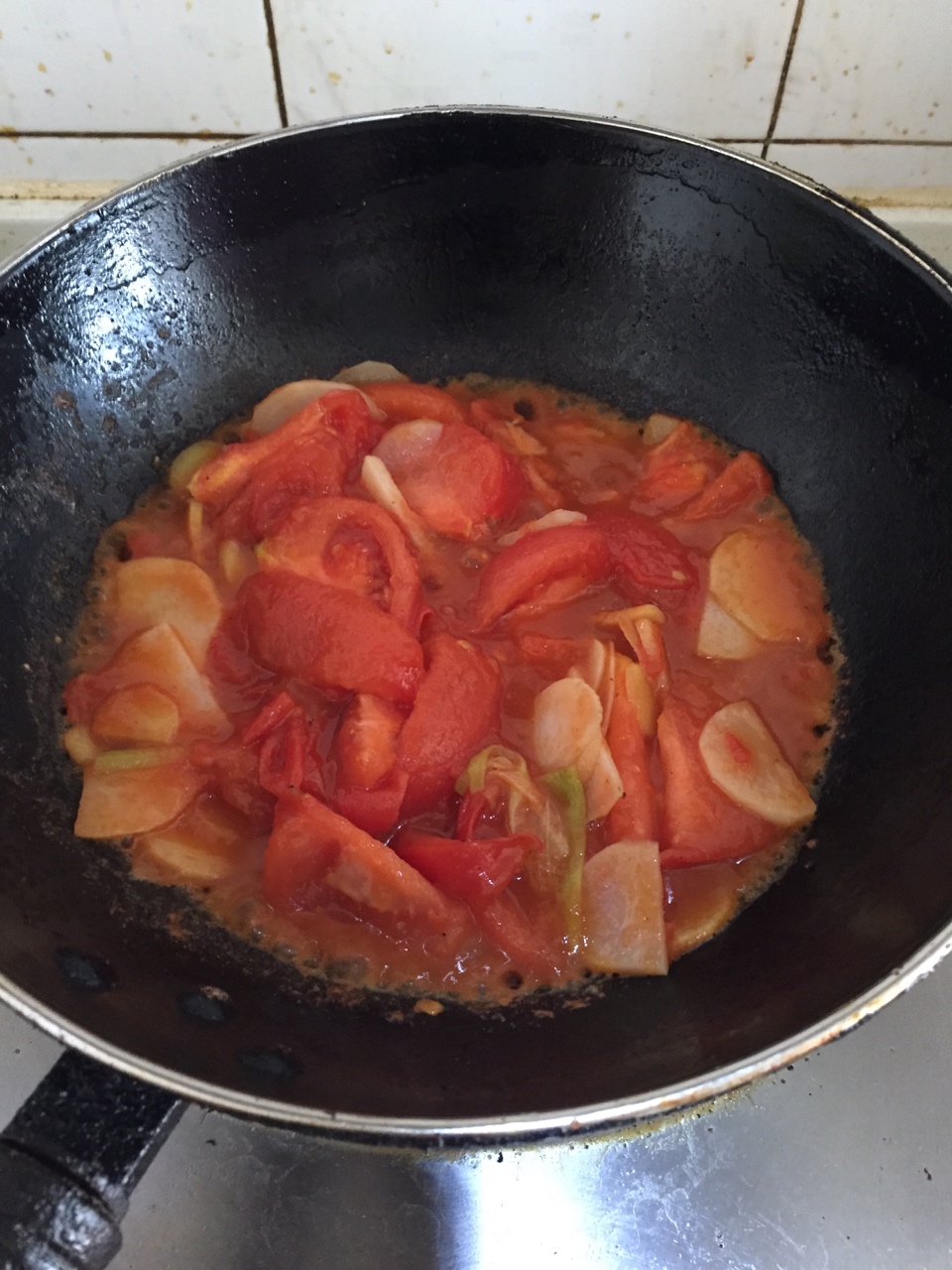 番茄牛肉丸的做法 步骤2