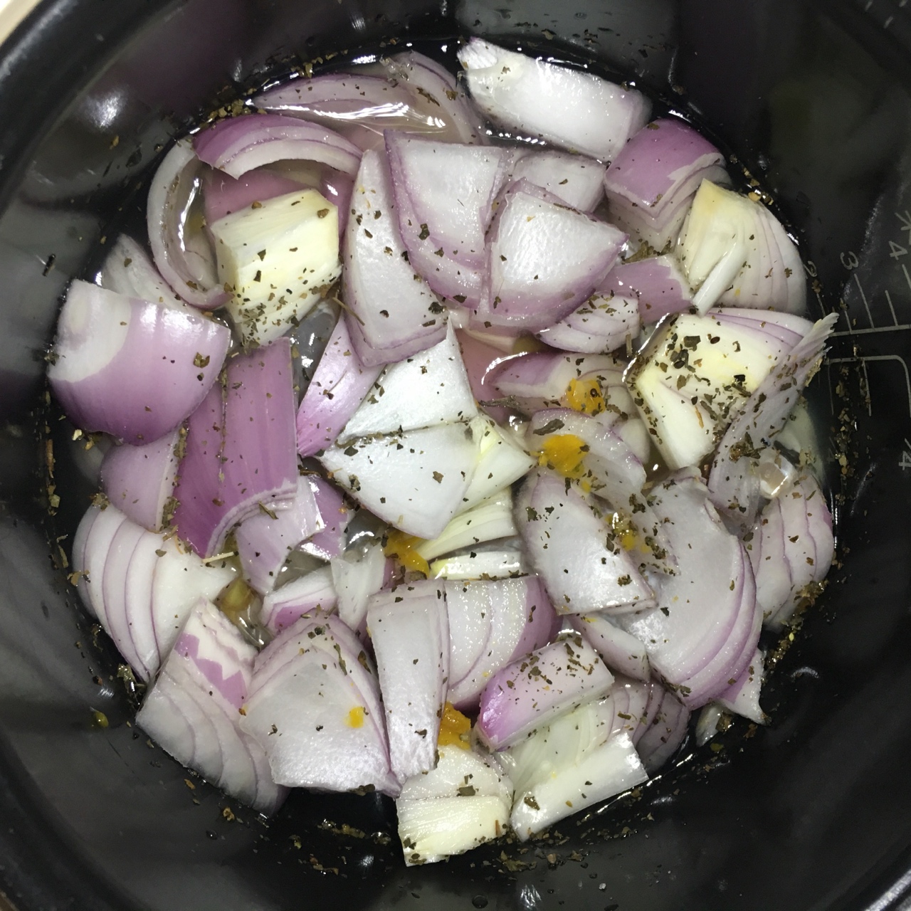 電飯煲洋蔥炖魚塊的做法 步骤4