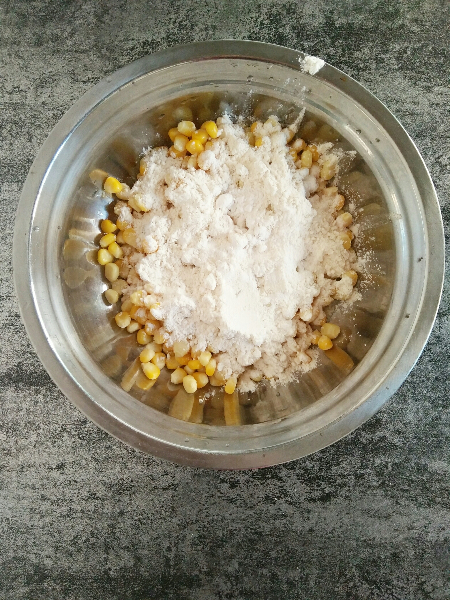玉米烙的做法 步骤3