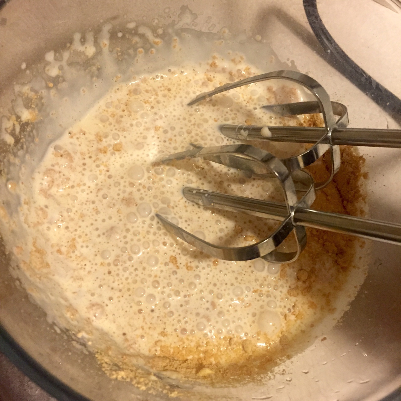 黃豆粉豆乳千層蛋糕的做法 步骤7