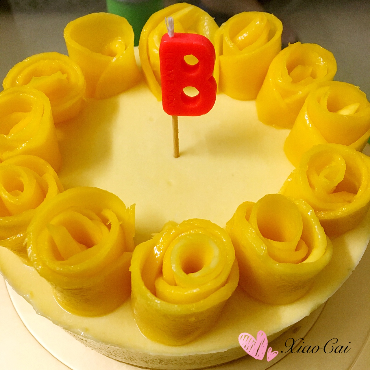 芒果慕斯蛋糕QQ簡單版 （Mousse cake）的做法 步骤1