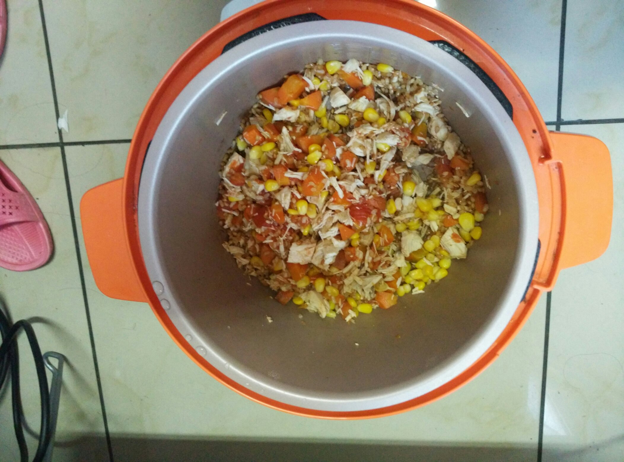 減脂美味雞胸肉番茄糙米飯的做法 步骤4